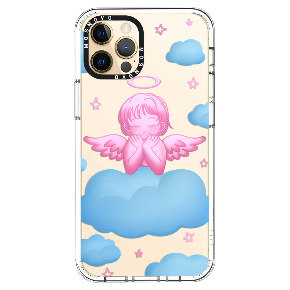 Pink Serenity Angel Phone Case - iPhone 12 Pro Max Case