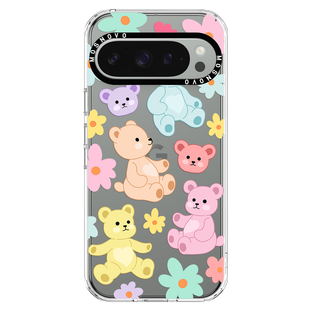 Cute Teddy Bear Phone Case - Google Pixel 9 Pro Case