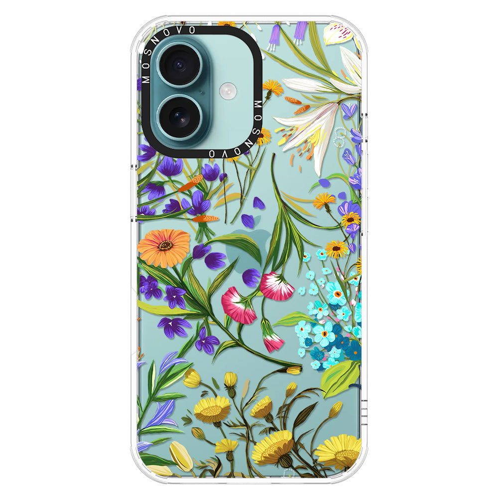 Summer Flower Holidays Phone Case - iPhone 16 Plus Case - MOSNOVO