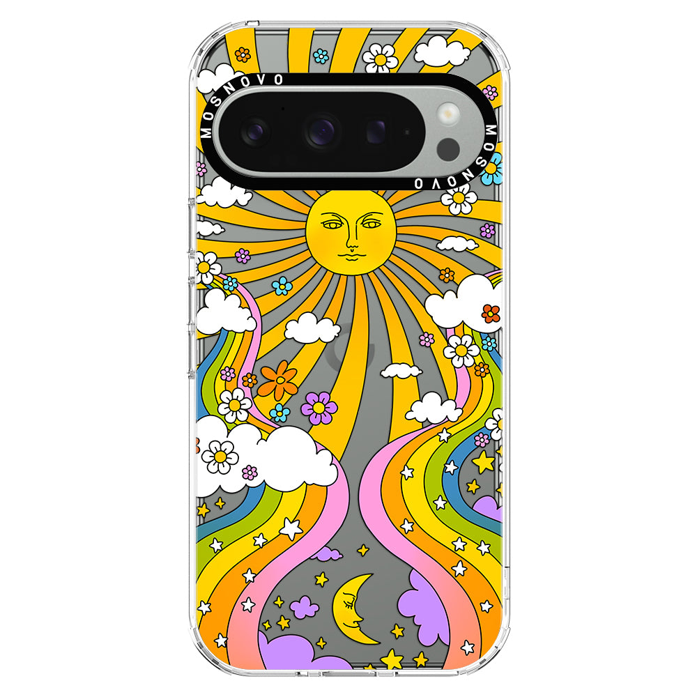 70's Psychedelic Groovy Art Phone Case - Google Pixel 9 Pro XL Case