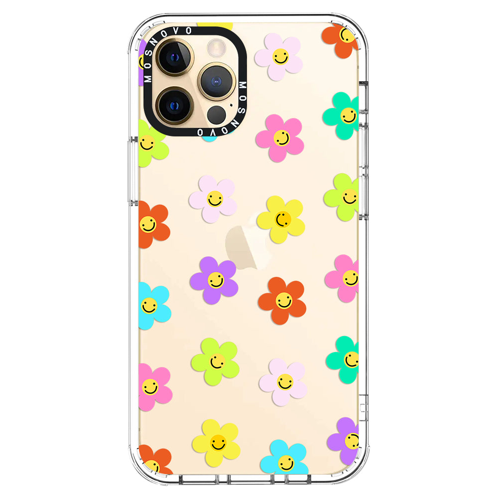 Smile Floral Phone Case - iPhone 12 Pro Max Case