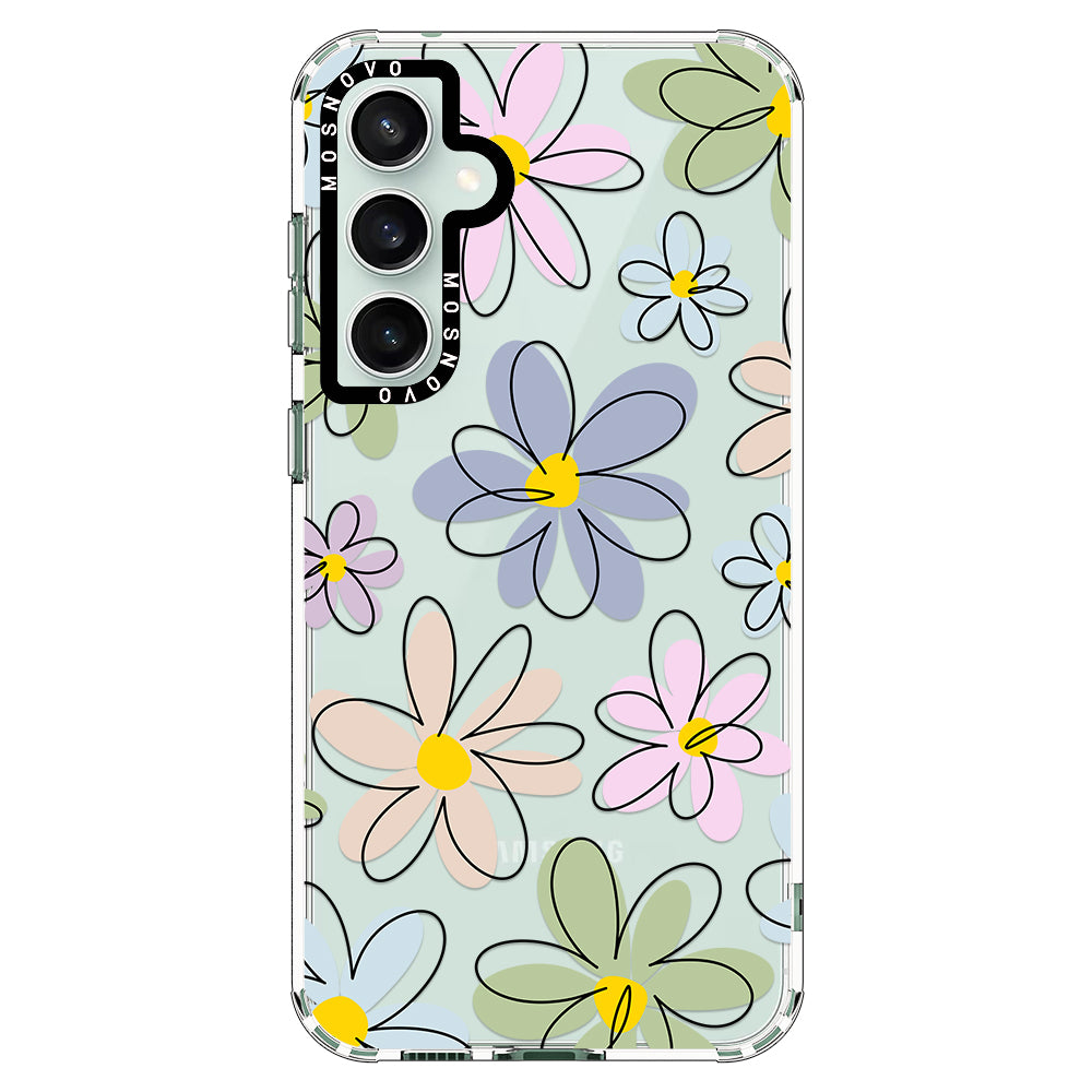 Linear Blooms Phone Case - Samsung Galaxy S23 FE Case