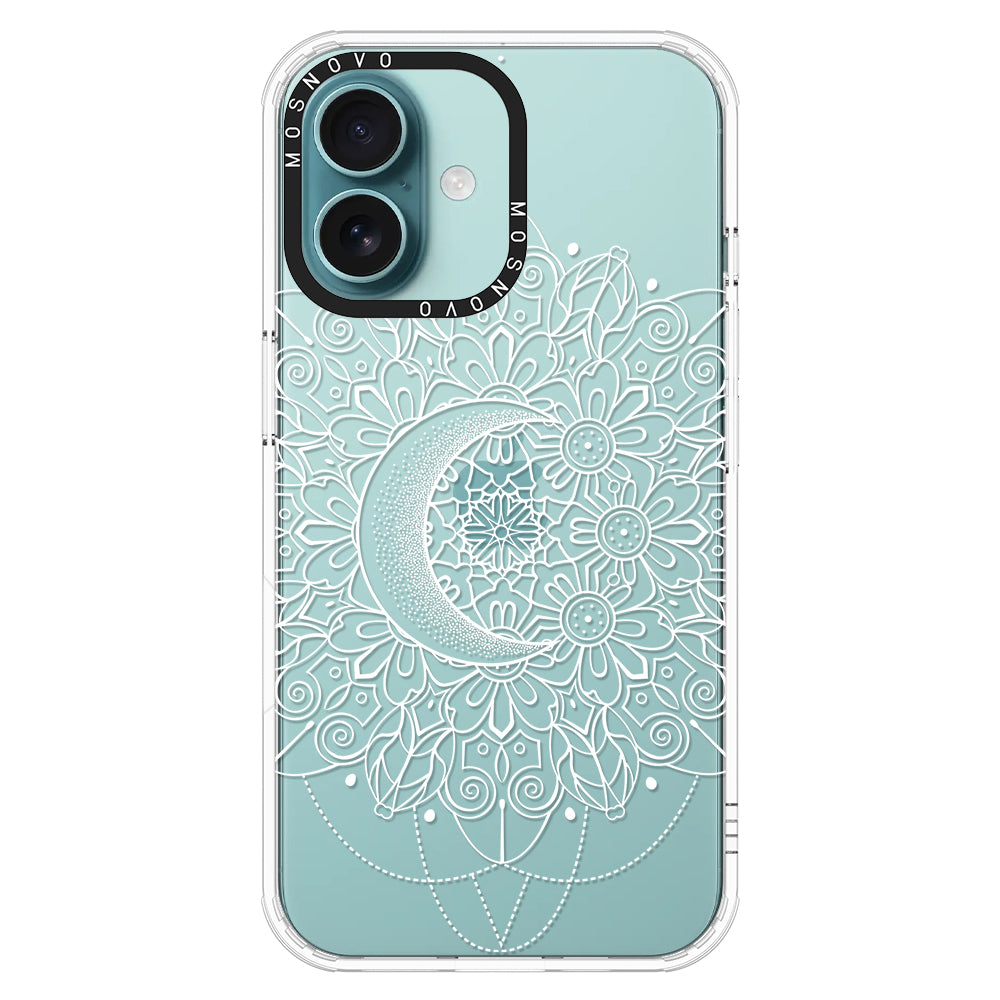 Celestial Moon Mandala Phone Case - iPhone 16 Case - MOSNOVO