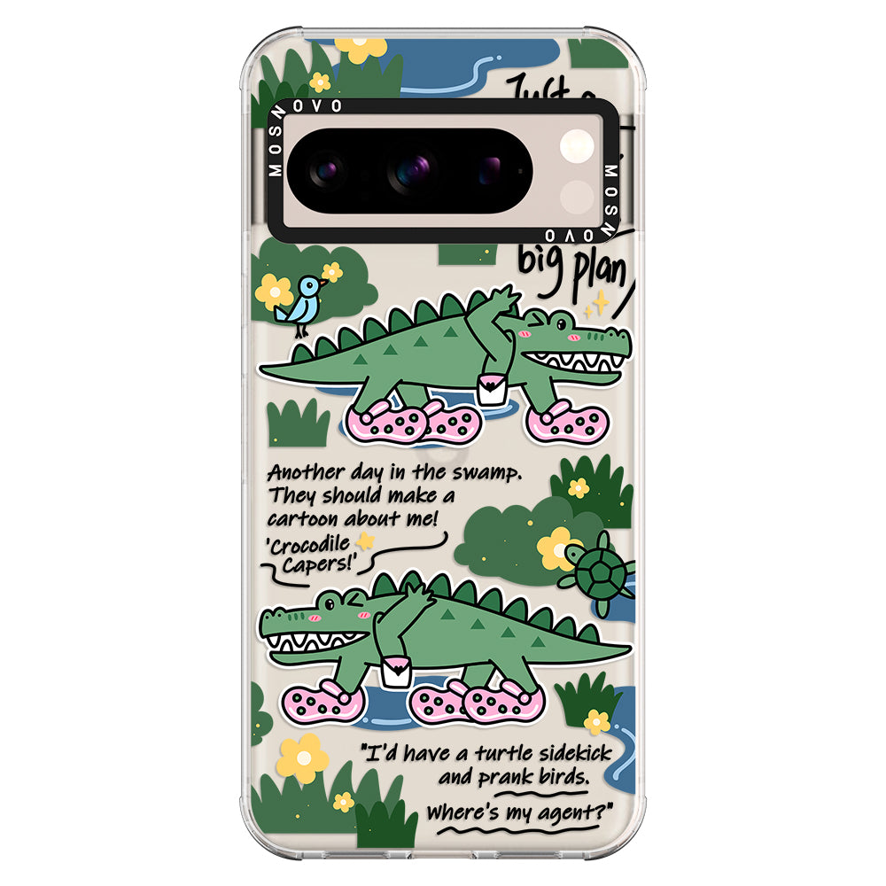 Croc with Big Plan Phone Case - Google Pixel 8 Pro Case