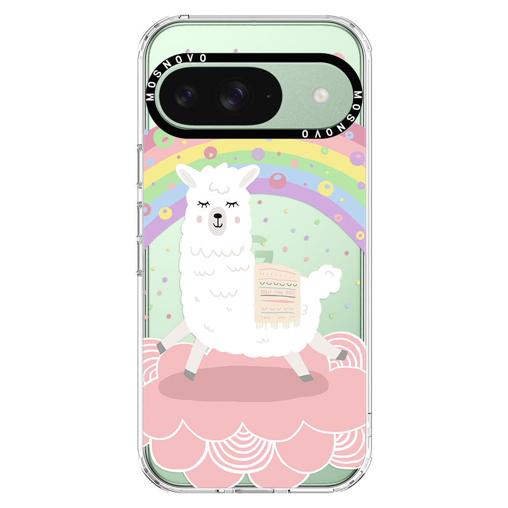 Pastel Rainbow Llama Phone Case - Google Pixel 9 Case