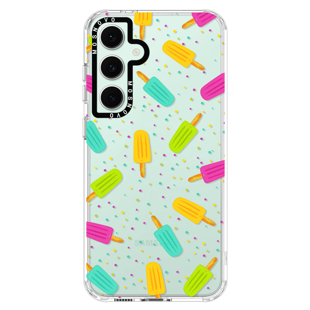 Rainbow Ice Pop Phone Case - Samsung Galaxy S24 FE Case - MOSNOVO