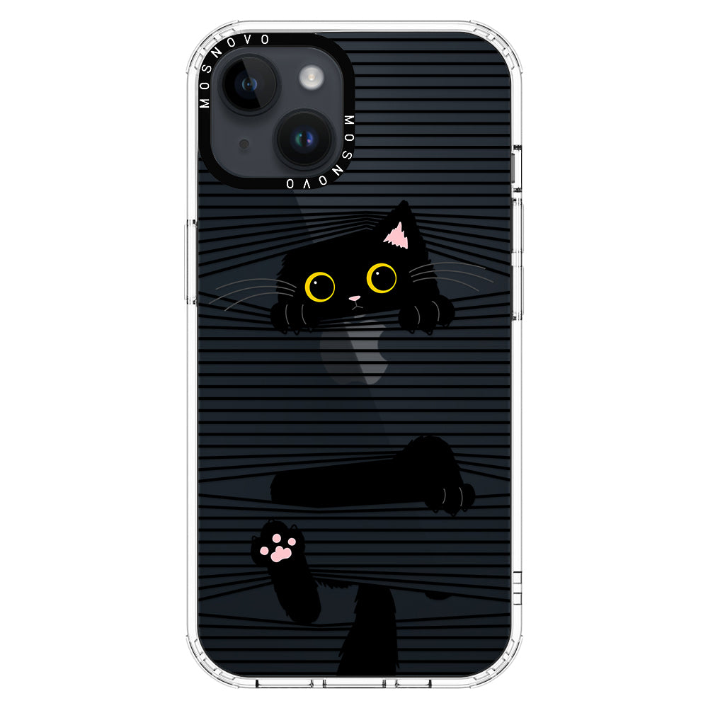 Hidden Black Cat Phone Case - iPhone 14 Case