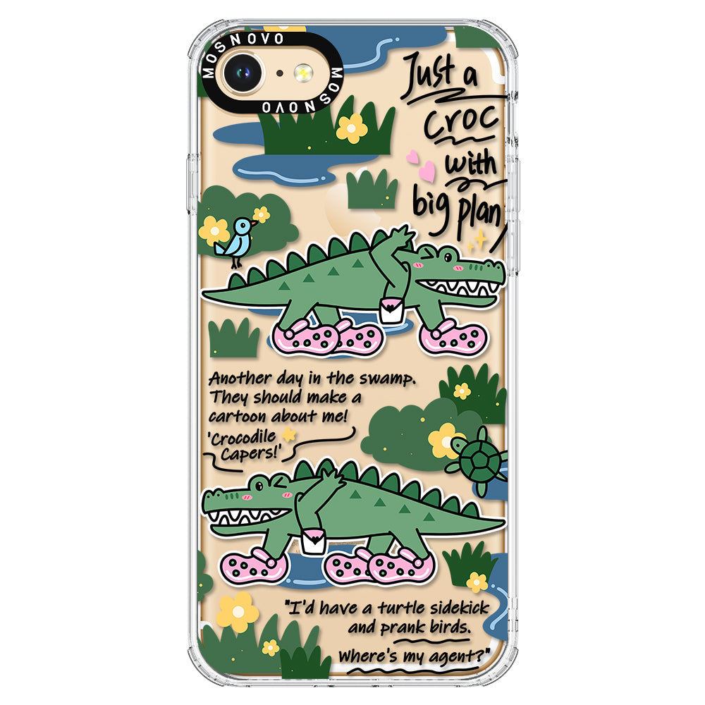 Croc with Big Plan Phone Case - iPhone SE 2022 Case