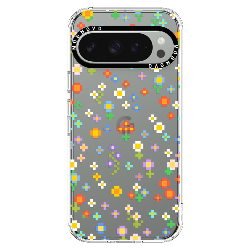 Pixel-Floral Phone Case - Google Pixel 9 Pro Case