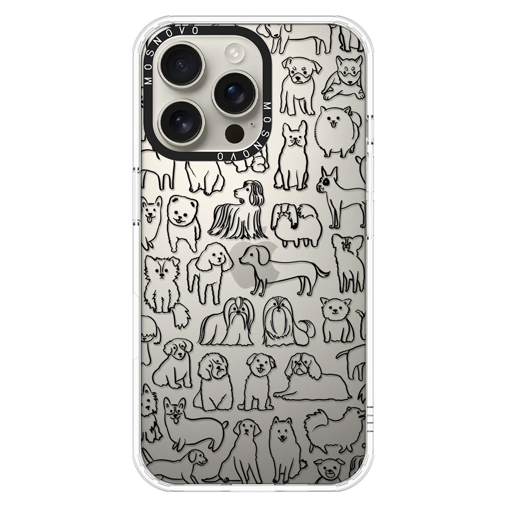 Dogs Phone Case - iPhone 16 Pro Max Case - MOSNOVO