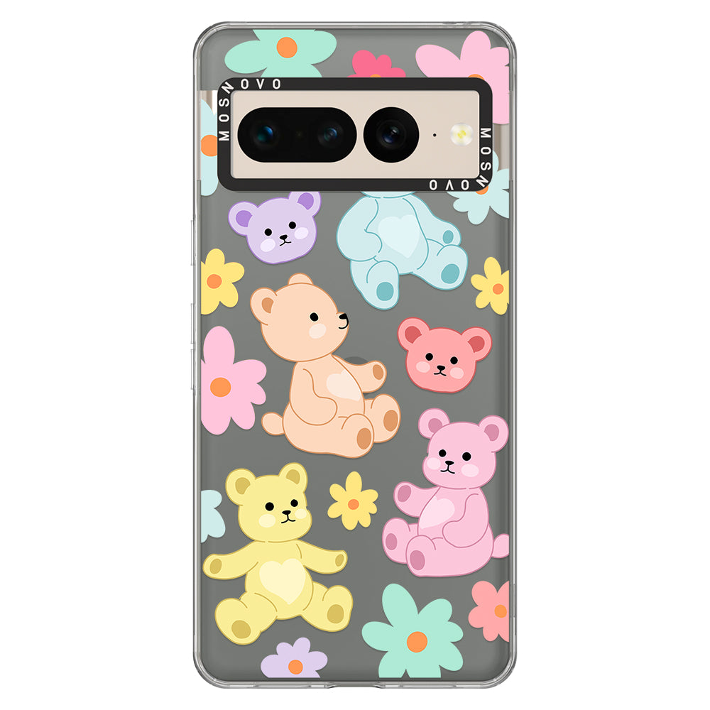 Cute Teddy Bear Phone Case - Google Pixel 7 Pro Case