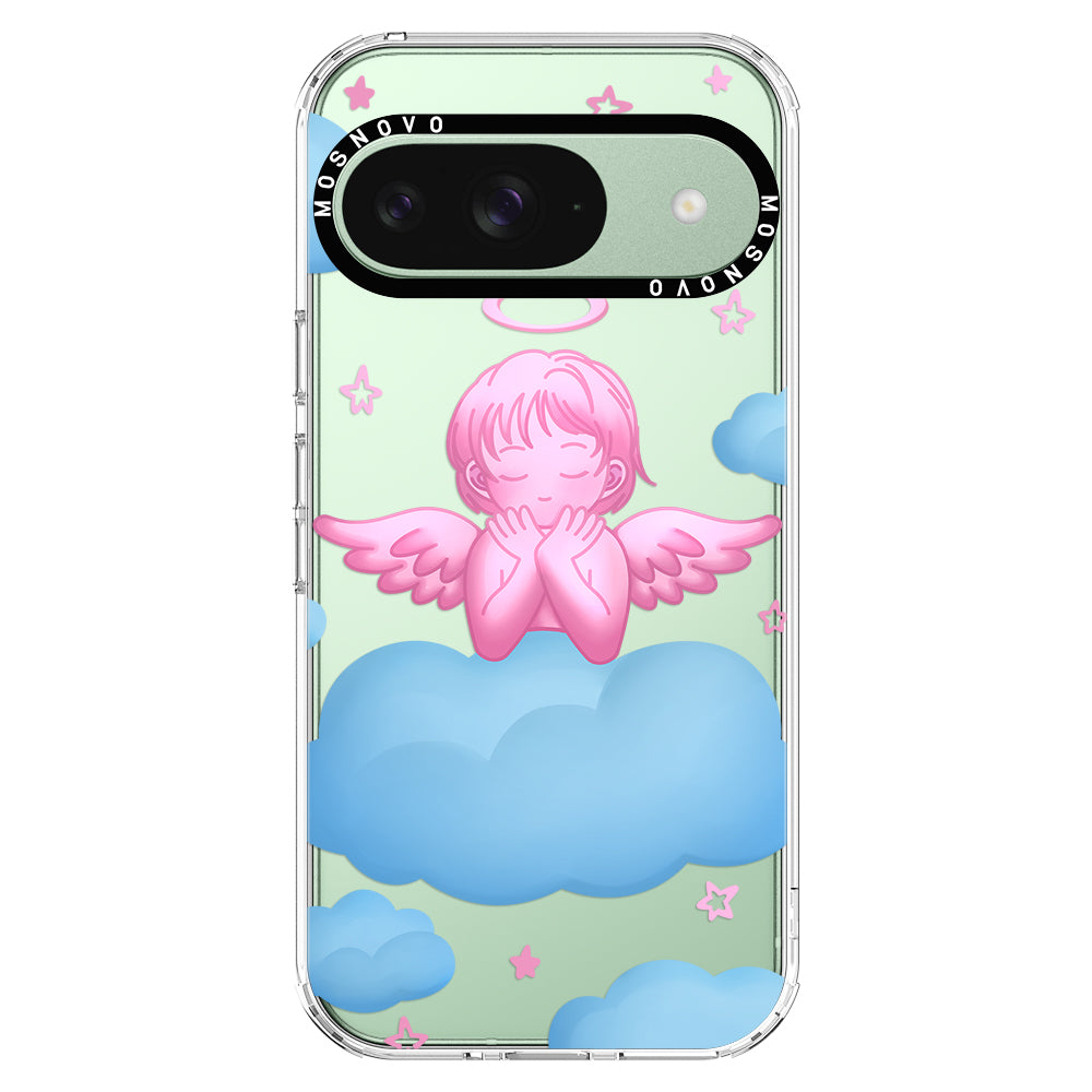 Pink Serenity Angel Phone Case - Google Pixel 9 Case