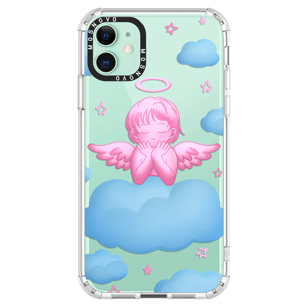 Pink Serenity Angel Phone Case - iPhone 11 Case