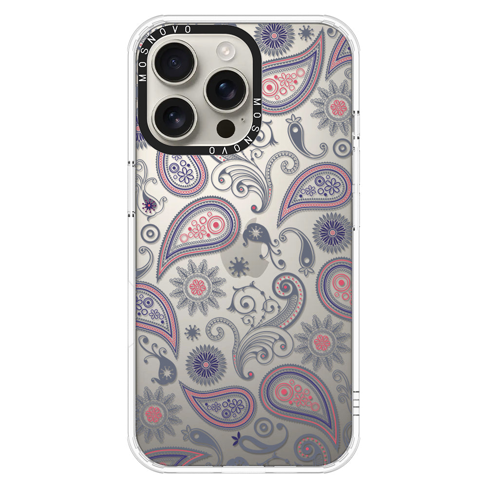 Paisley Phone Case - iPhone 16 Pro Max Case - MOSNOVO