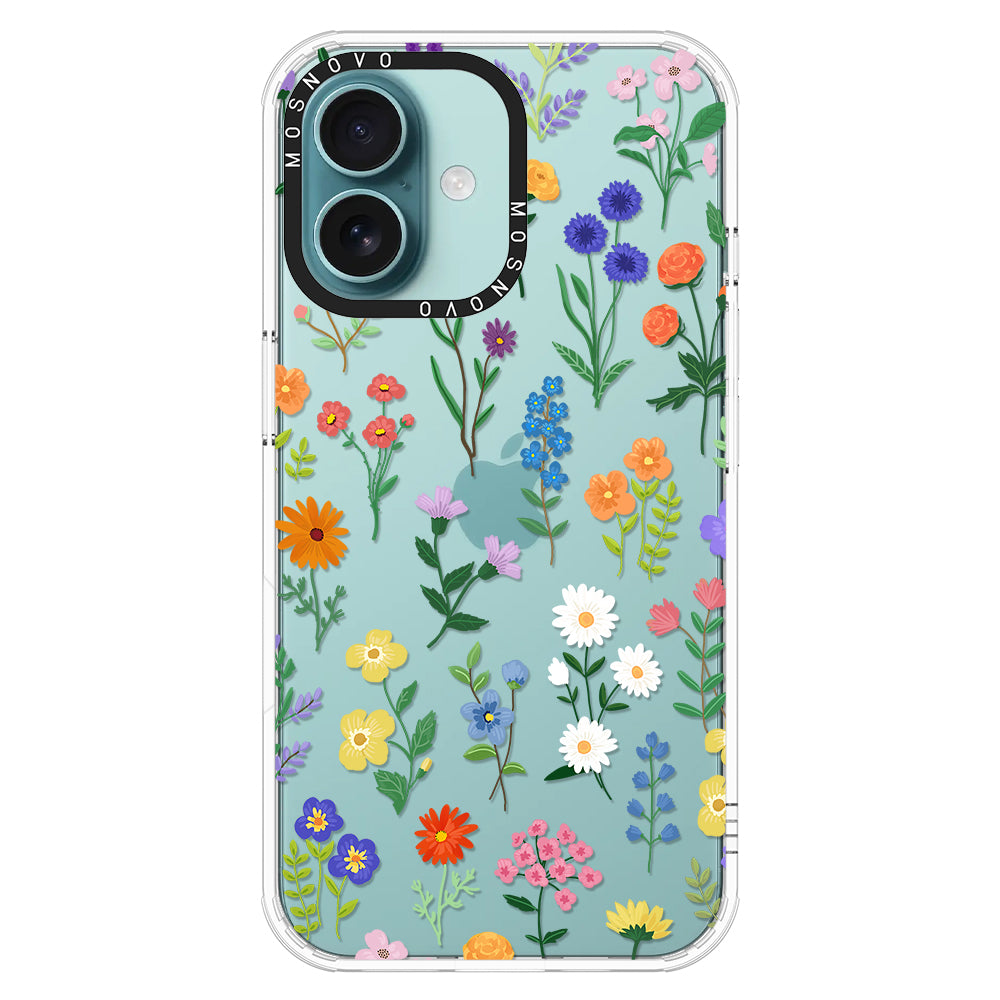 Botanical Floral Phone Case - iPhone 16 Case - MOSNOVO