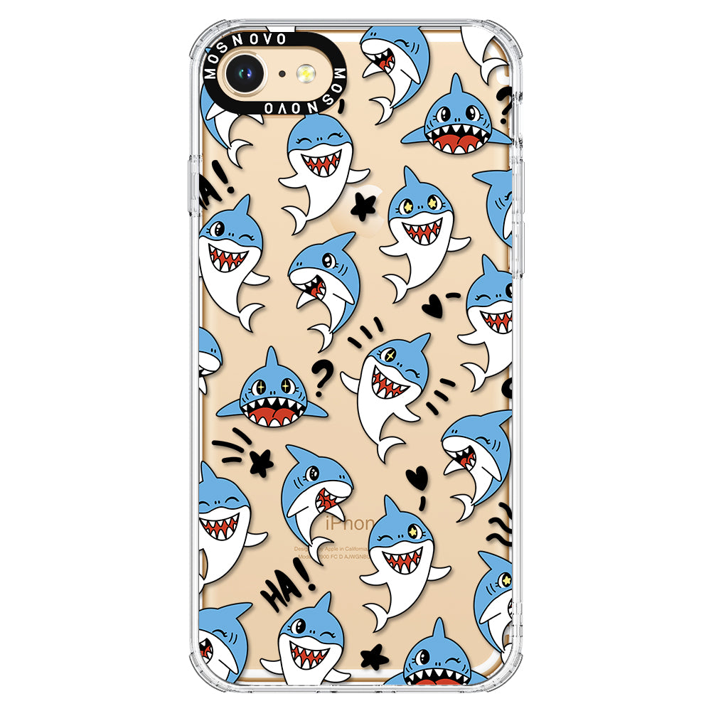 Cute Sharks Phone Case - iPhone SE 2022 Case