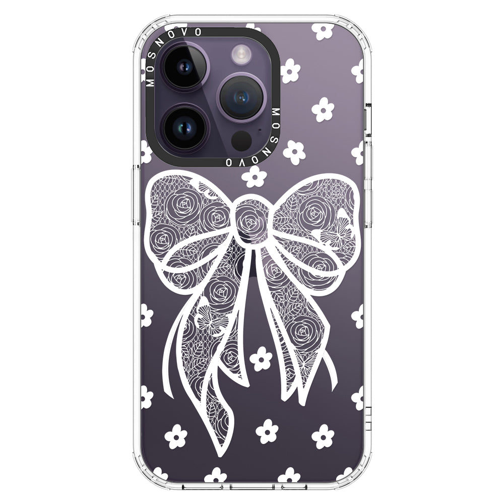 Lacey Bow Phone Case - iPhone 14 Pro Case