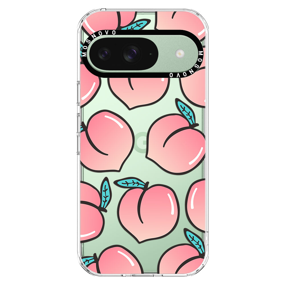 Cute Peach Phone Case - Google Pixel 9 Case