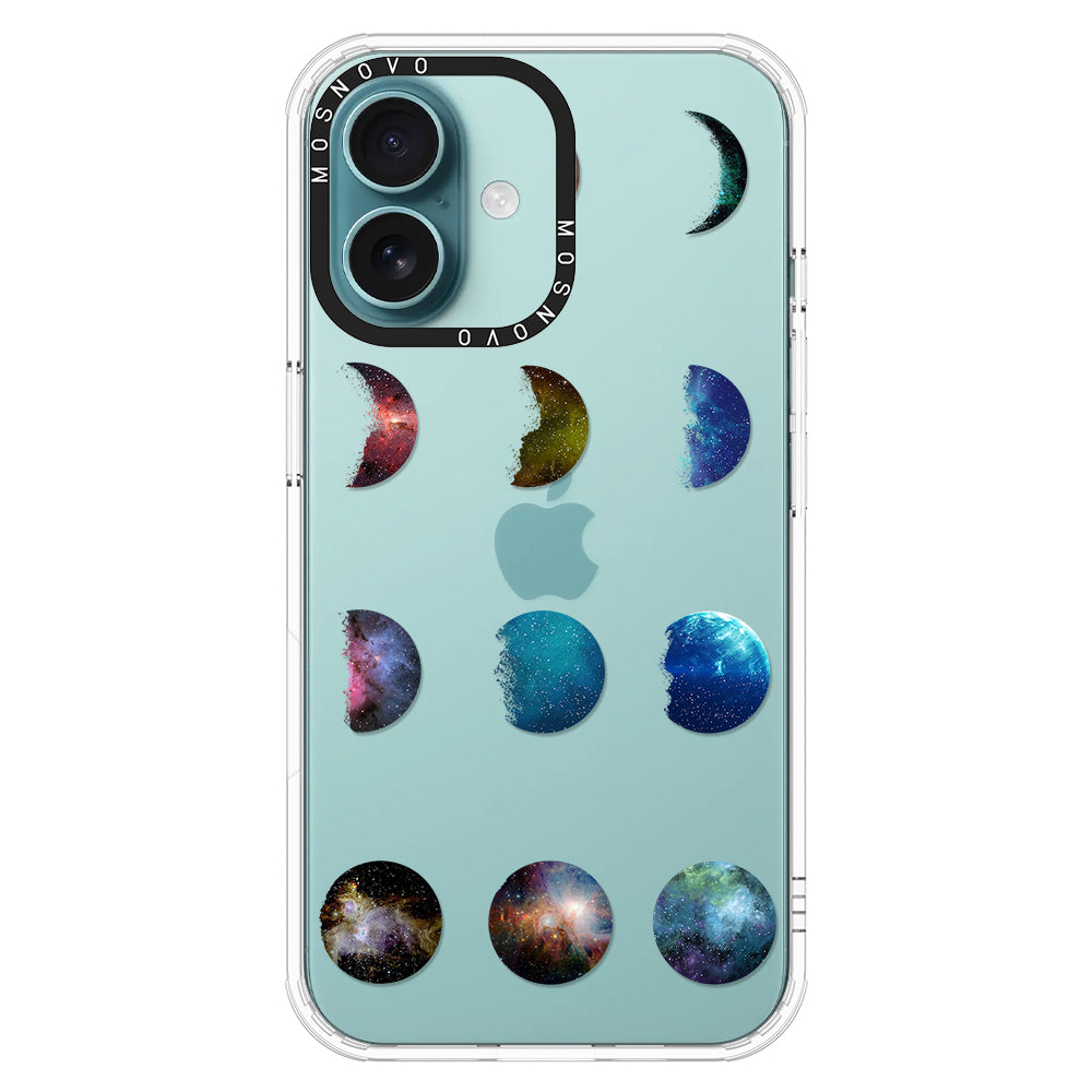 Moon Phase Phone Case - iPhone 16 Plus Case - MOSNOVO