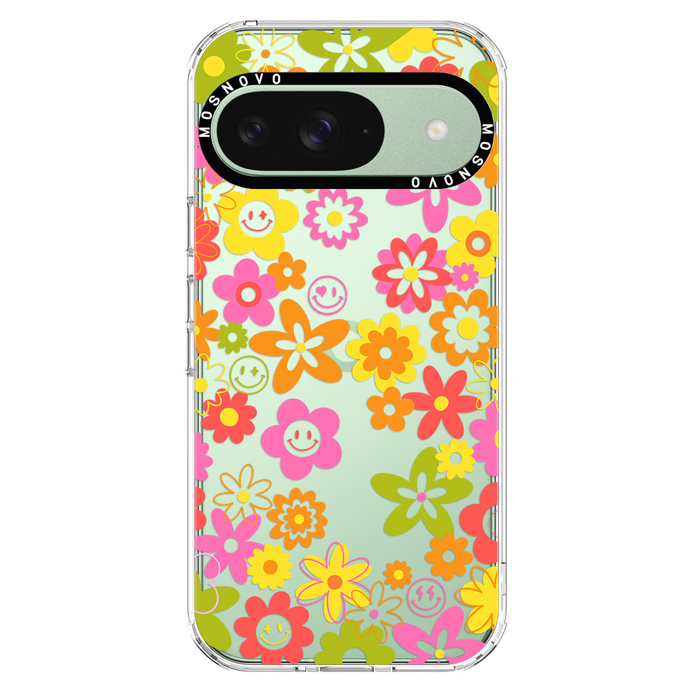 70's Groovy Floral Phone Case - Google Pixel 9 Case