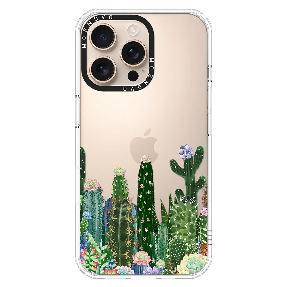 Desert Cactus Phone Case - iPhone 16 Pro Max Case - MOSNOVO