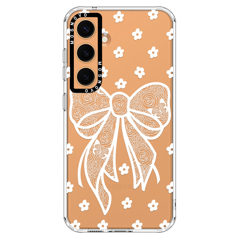 Lacey Bow Phone Case - Samsung Galaxy S24 Plus Case