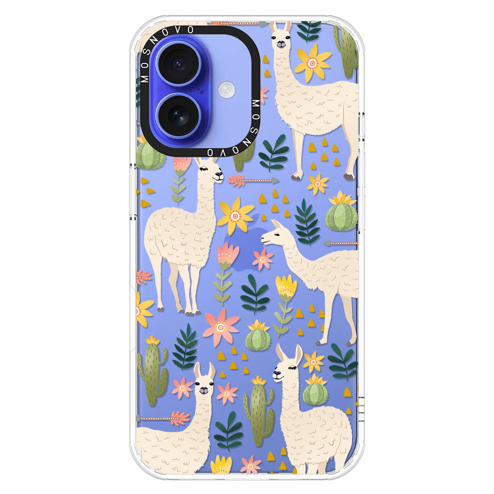 Desert Llama Phone Case - iPhone 16 Case - MOSNOVO