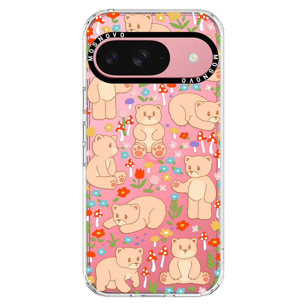 Cute Bear Phone Case - Google Pixel 9 Case