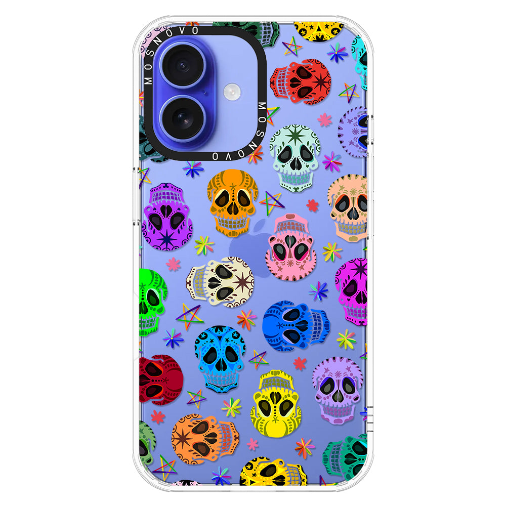 Skull Phone Case - iPhone 16 Plus Case - MOSNOVO