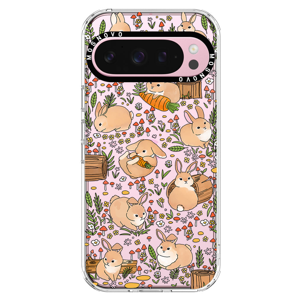 Bunny Garden Phone Case - Google Pixel 9 Pro Case