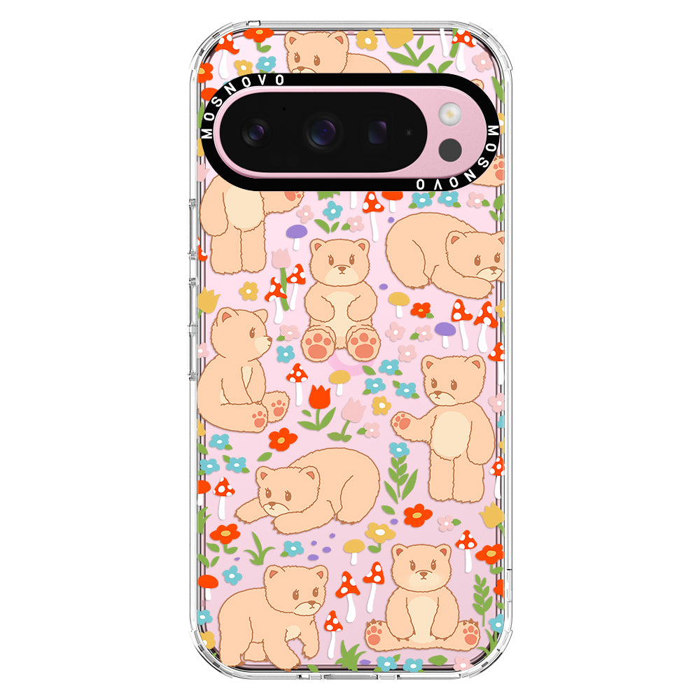 Cute Bear Phone Case - Google Pixel 9 Pro Case