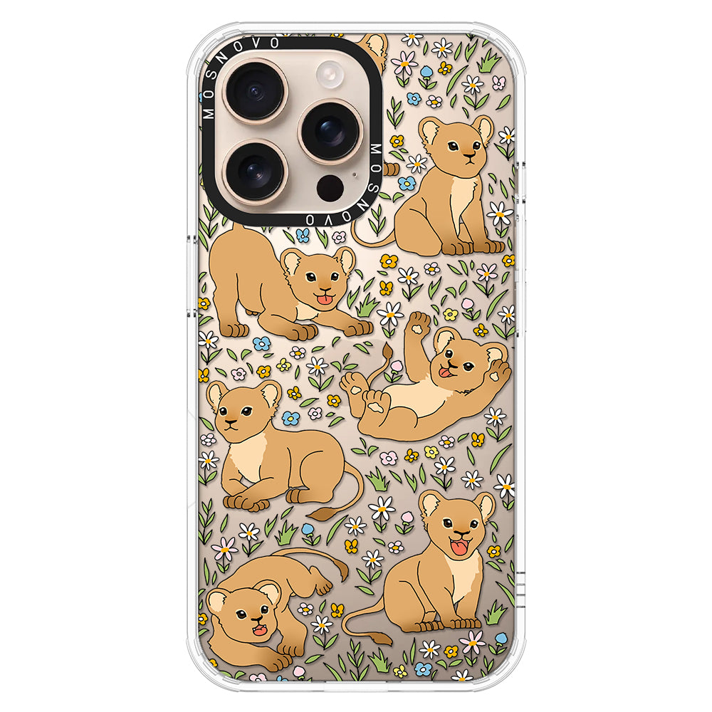 Cute Lion Phone Case - iPhone 16 Pro Max Case - MOSNOVO