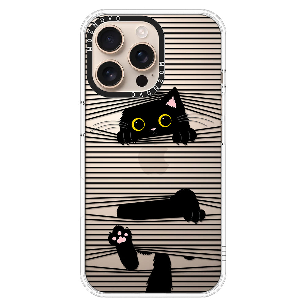 Hidden Black Cat Phone Case - iPhone 16 Pro Max Case