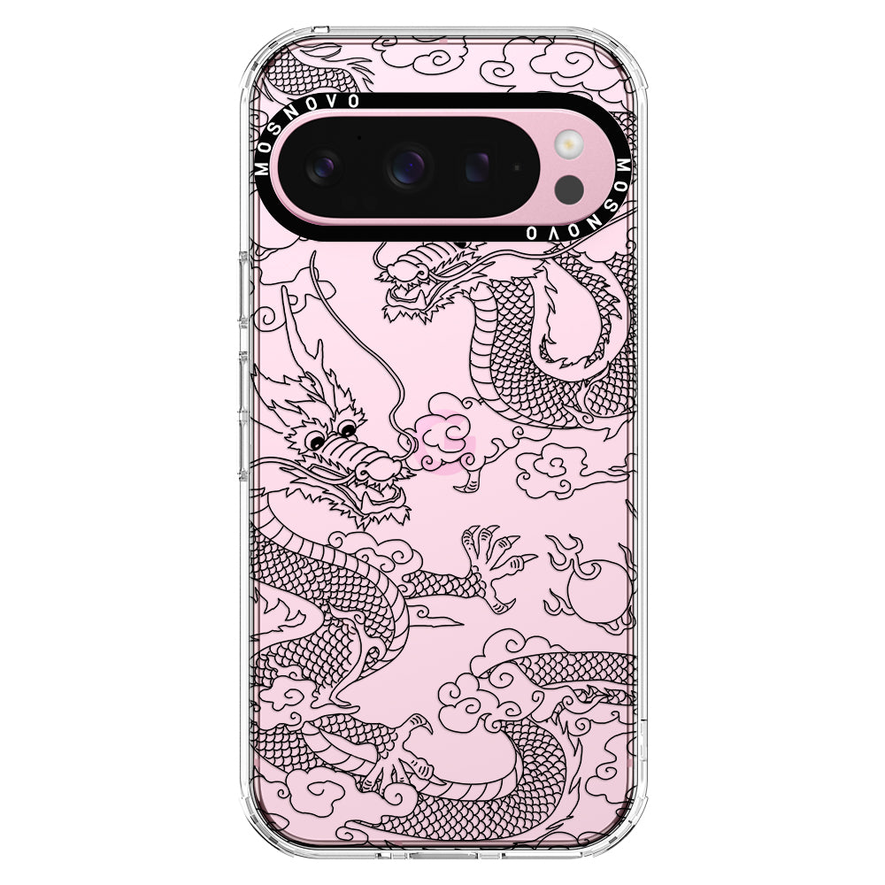 Black Dragon Phone Case - Google Pixel 9 Pro XL Case