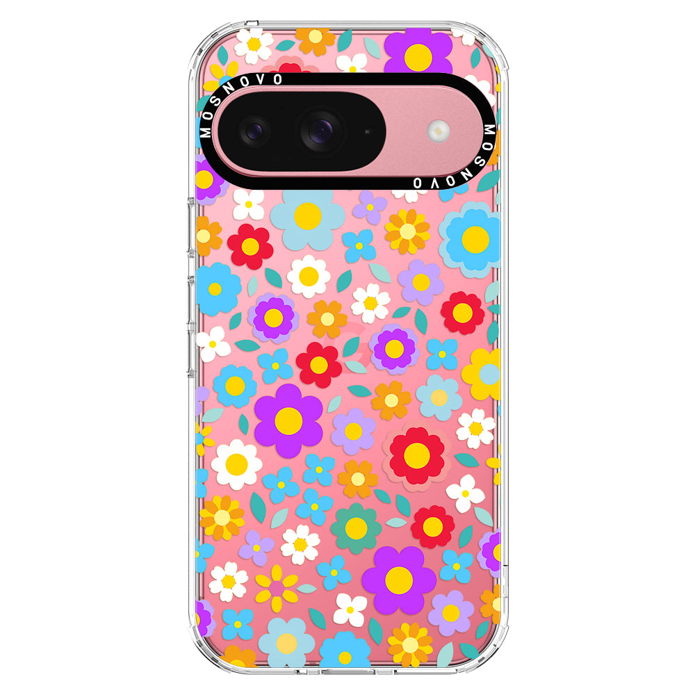 Groovy Floral Phone Case - Google Pixel 9 Case