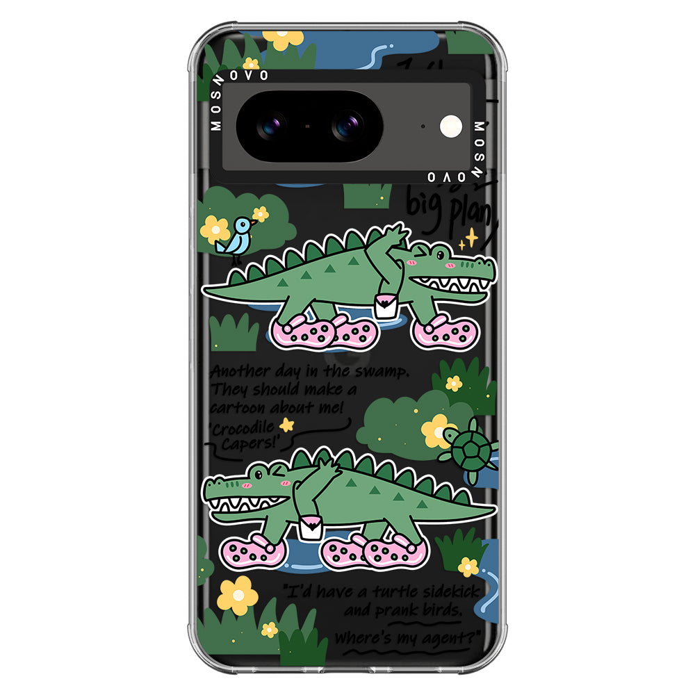 Croc with Big Plan Phone Case - Google Pixel 8 Case