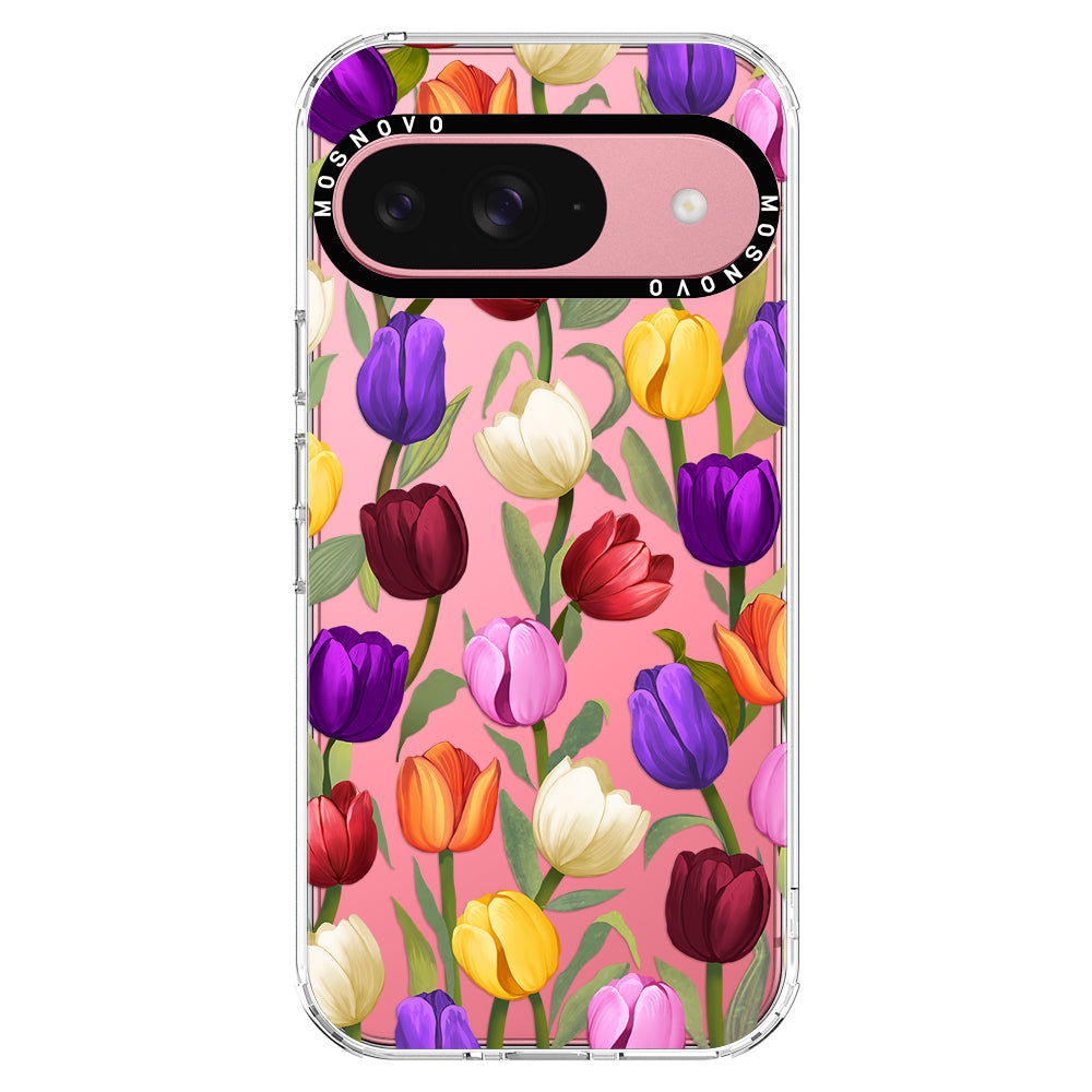 Colorful Tulips Phone Case - Google Pixel 9 Case