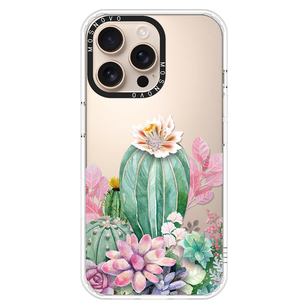 Cactaceae Phone Case - iPhone 16 Pro Max Case - MOSNOVO