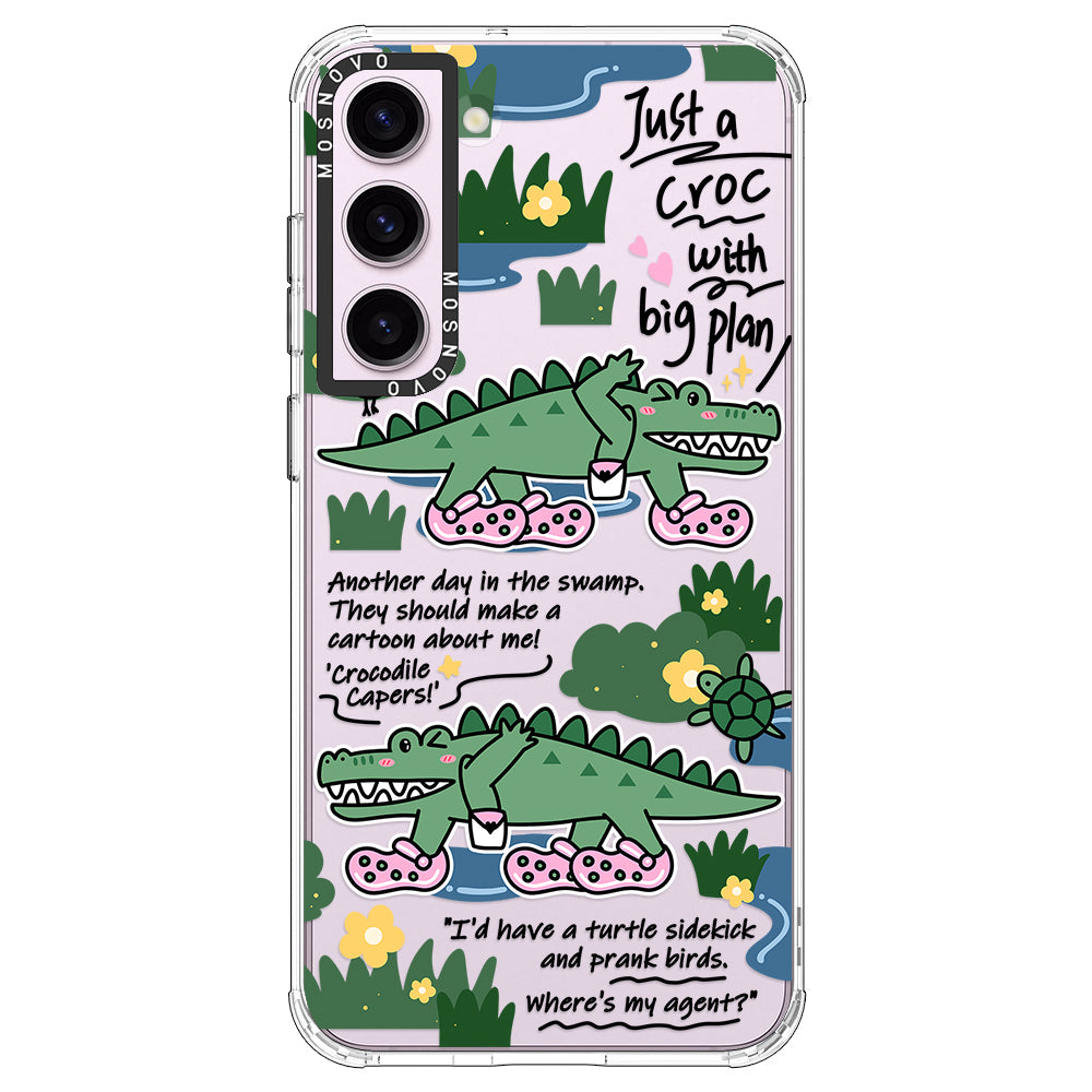 Croc with Big Plan Phone Case - Samsung Galaxy S23 Plus Case