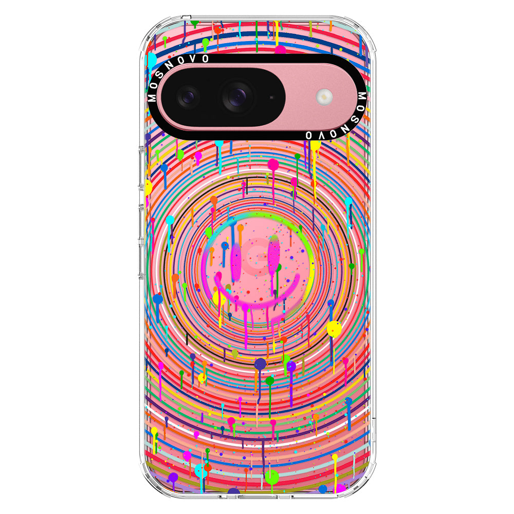 Dripping Smile Art Phone Case - Google Pixel 9 Case