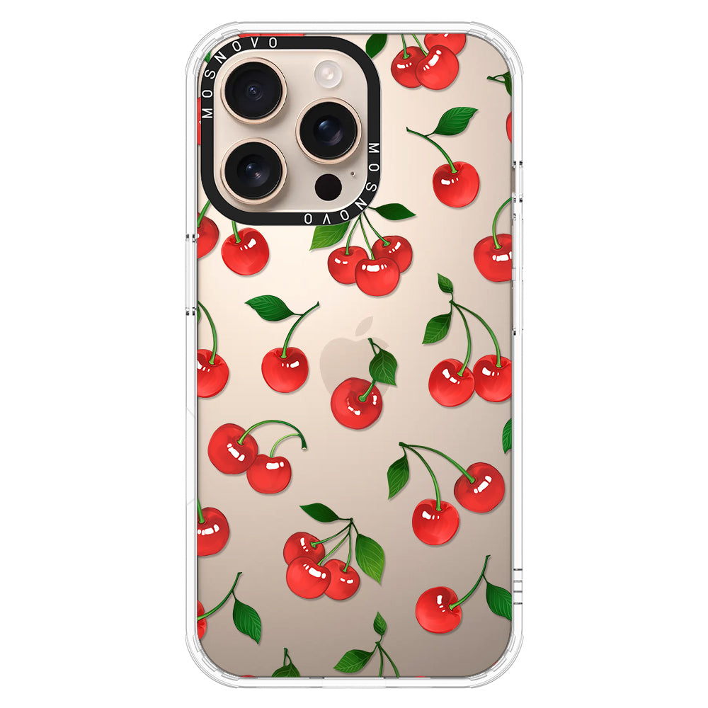 Poppy Cherry Phone Case - iPhone 16 Pro Max Case - MOSNOVO