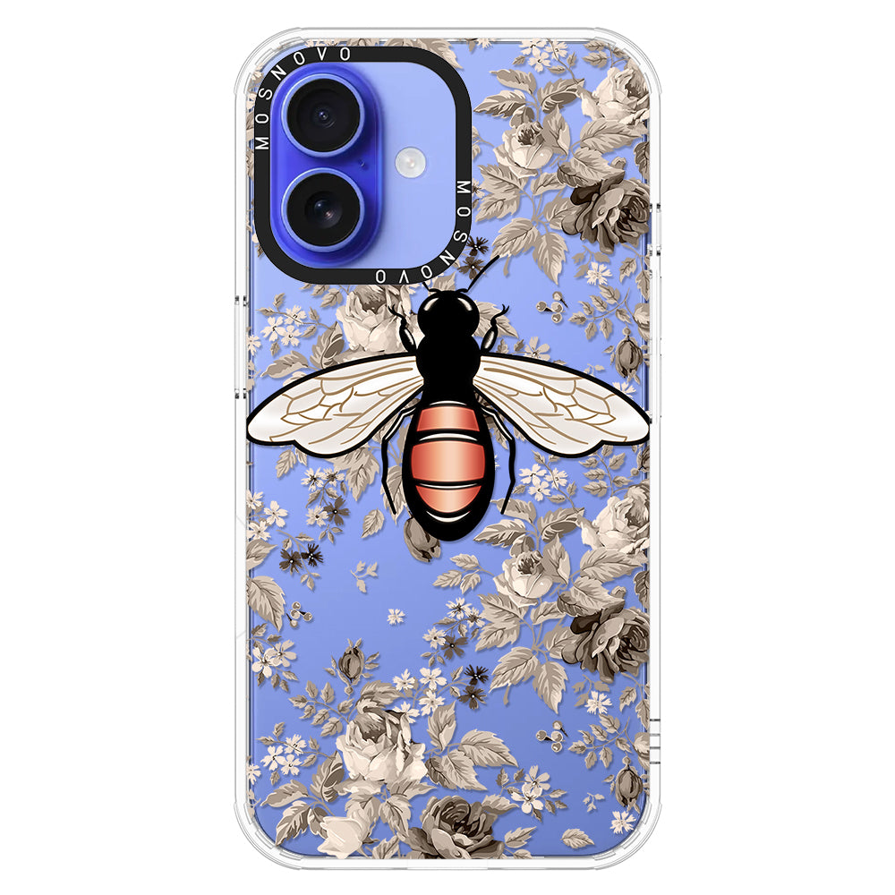 Vintage Bee Phone Case - iPhone 16 Plus Case - MOSNOVO