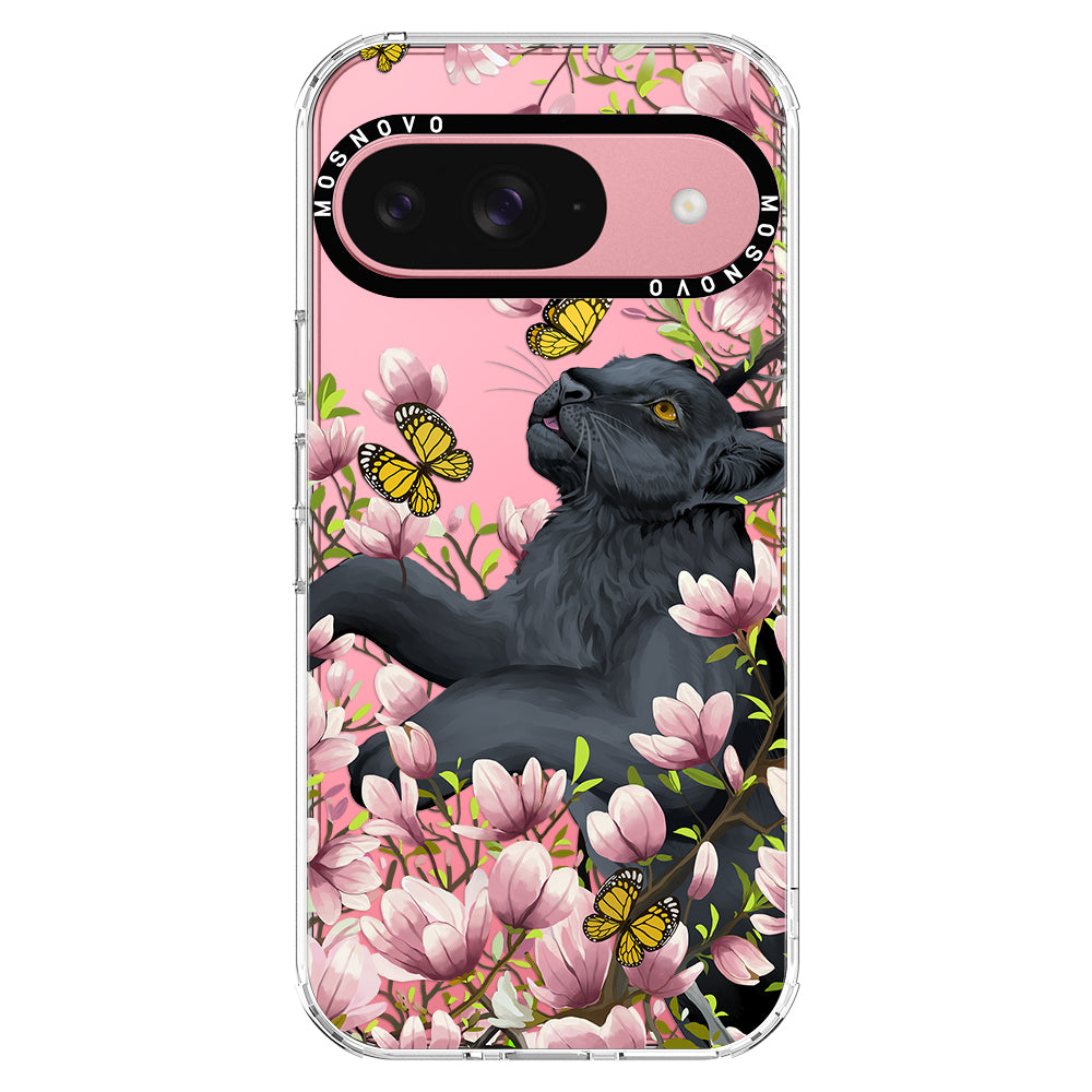 Black Panther Garden Phone Case - Google Pixel 9 Case