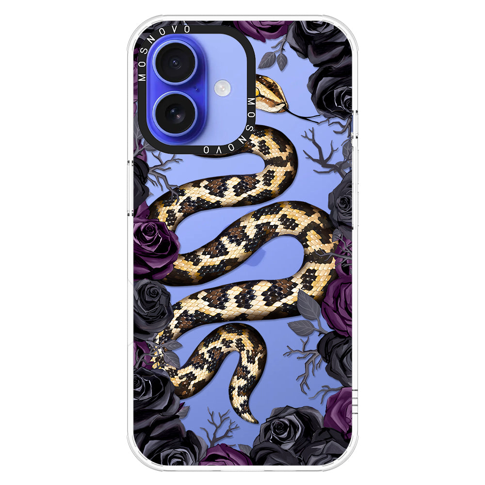 Secret Snake Garden Phone Case - iPhone 16 Case - MOSNOVO