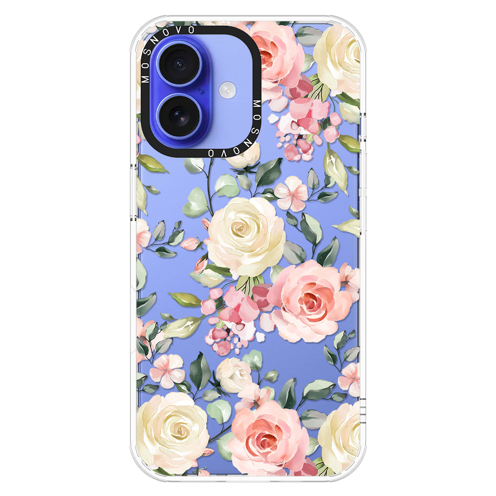 Watercolor Flower Floral Phone Case - iPhone 16 Case - MOSNOVO