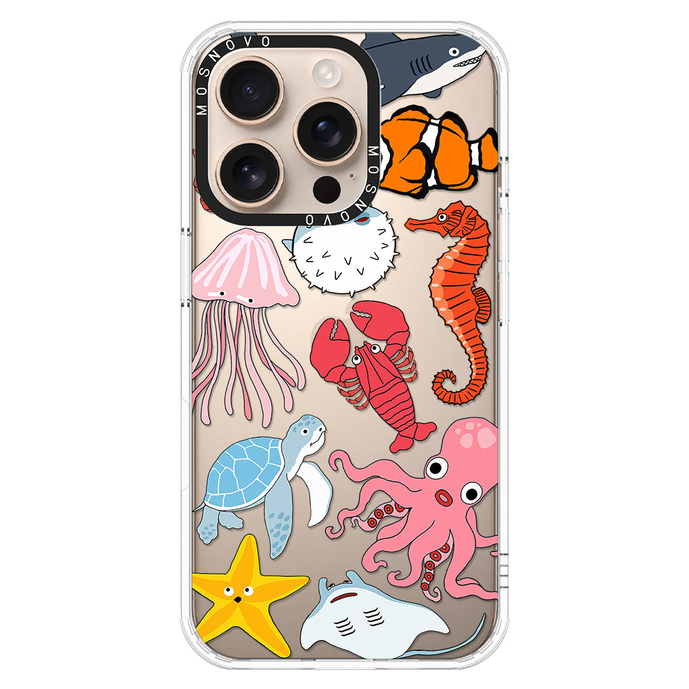 Sea World Phone Case - iPhone 16 Pro Case - MOSNOVO