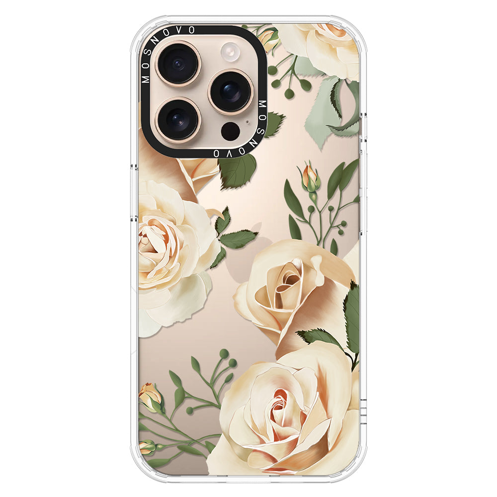 Champagne Roses Phone Case - iPhone 16 Pro Max Case - MOSNOVO