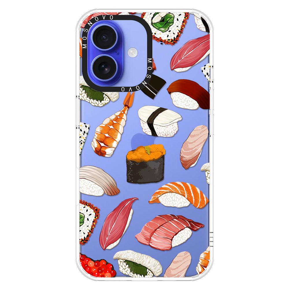 Mixed Sushi Phone Case - iPhone 16 Case - MOSNOVO