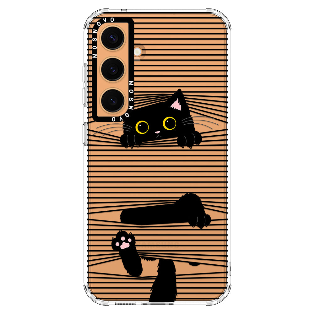 Hidden Black Cat Phone Case - Samsung Galaxy S24 Plus Case