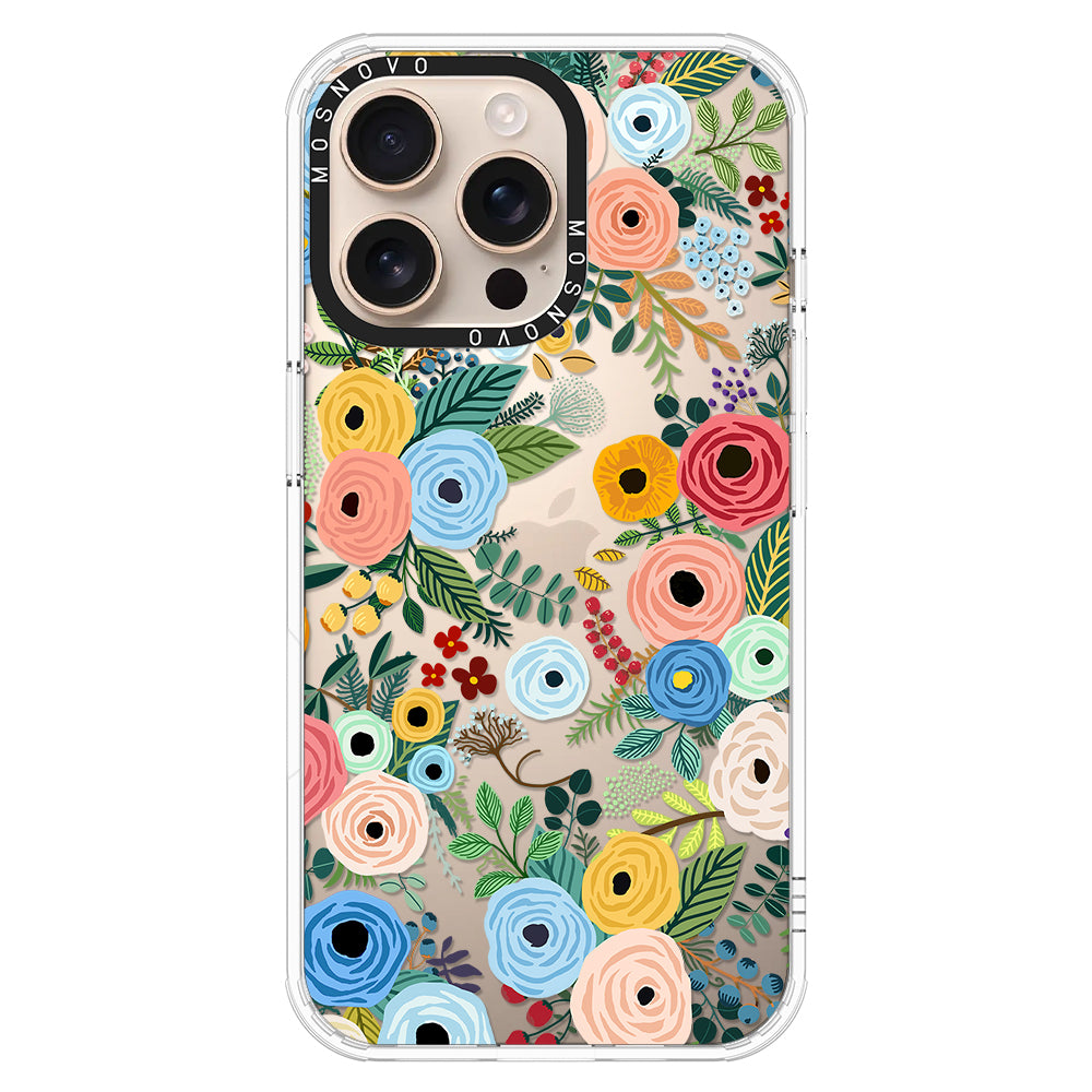 Pastel Perfection Flower Phone Case - iPhone 16 Pro Max Case - MOSNOVO